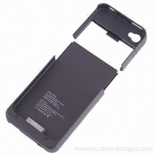 1900mAh external battery power bank case for iPhone 4/4S, Li-polymer mobile phone battery